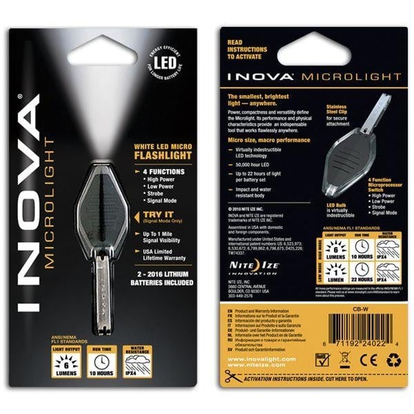 Inova Microlight Micro Led Beyaz Işık Şeffaf Gövde