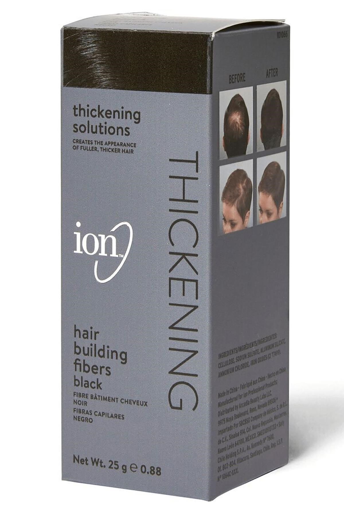 Ion Saç Dolgunlaştırıcı Kapatıcı Fiber Toz Siyah 25GR