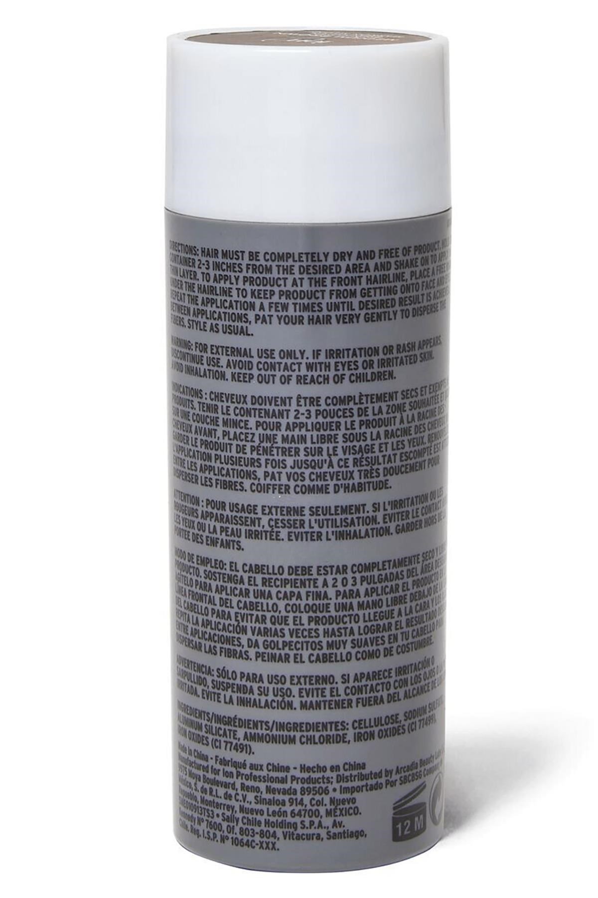 Ion Saç Dolgunlaştırıcı Kapatıcı Fiber Toz Orta Kahverengi 25GR