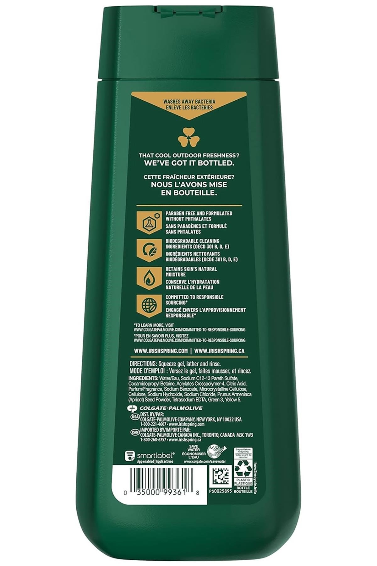 Irish Spring Active Scrub Nemlendirici Yüz ve Vücut Yıkama 591ML