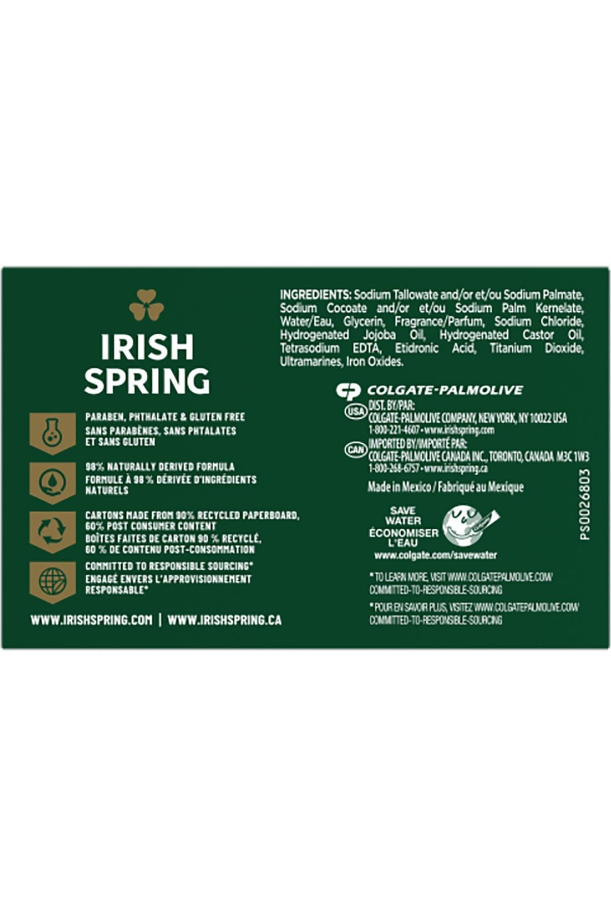 Irish Spring Active Scrub Sabun 3lü Paket