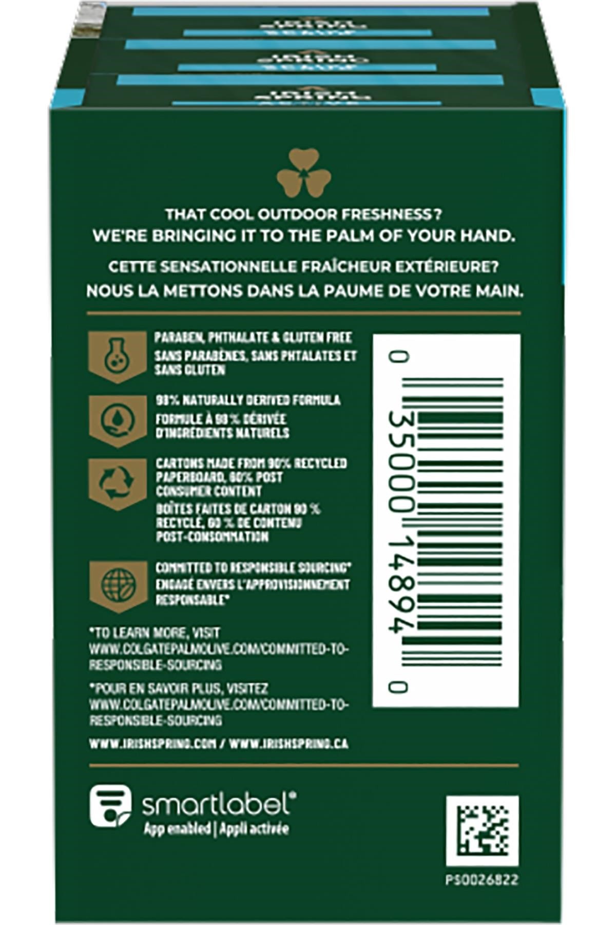 Irish Spring Active Scrub Sabun 3lü Paket