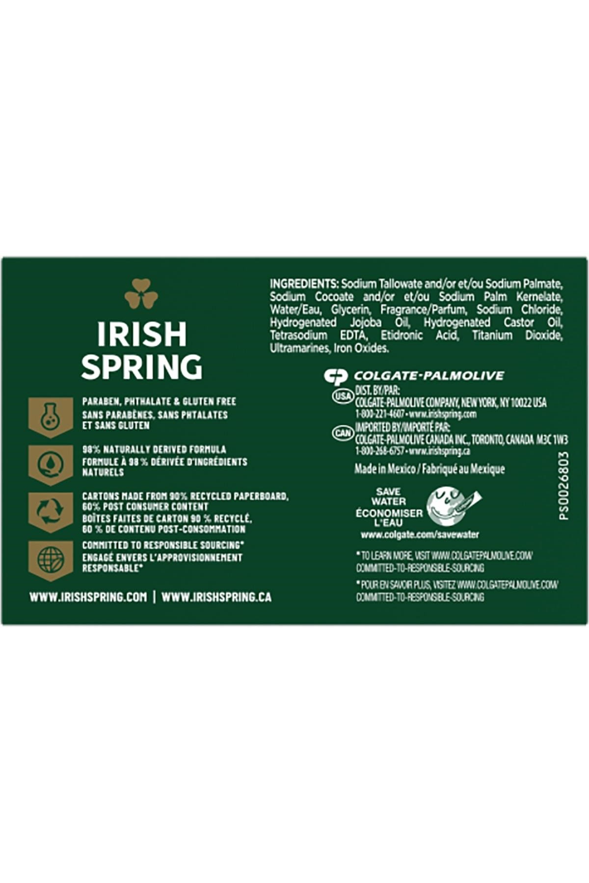 Irish Spring Active Scrub Sabun 3lü Paket