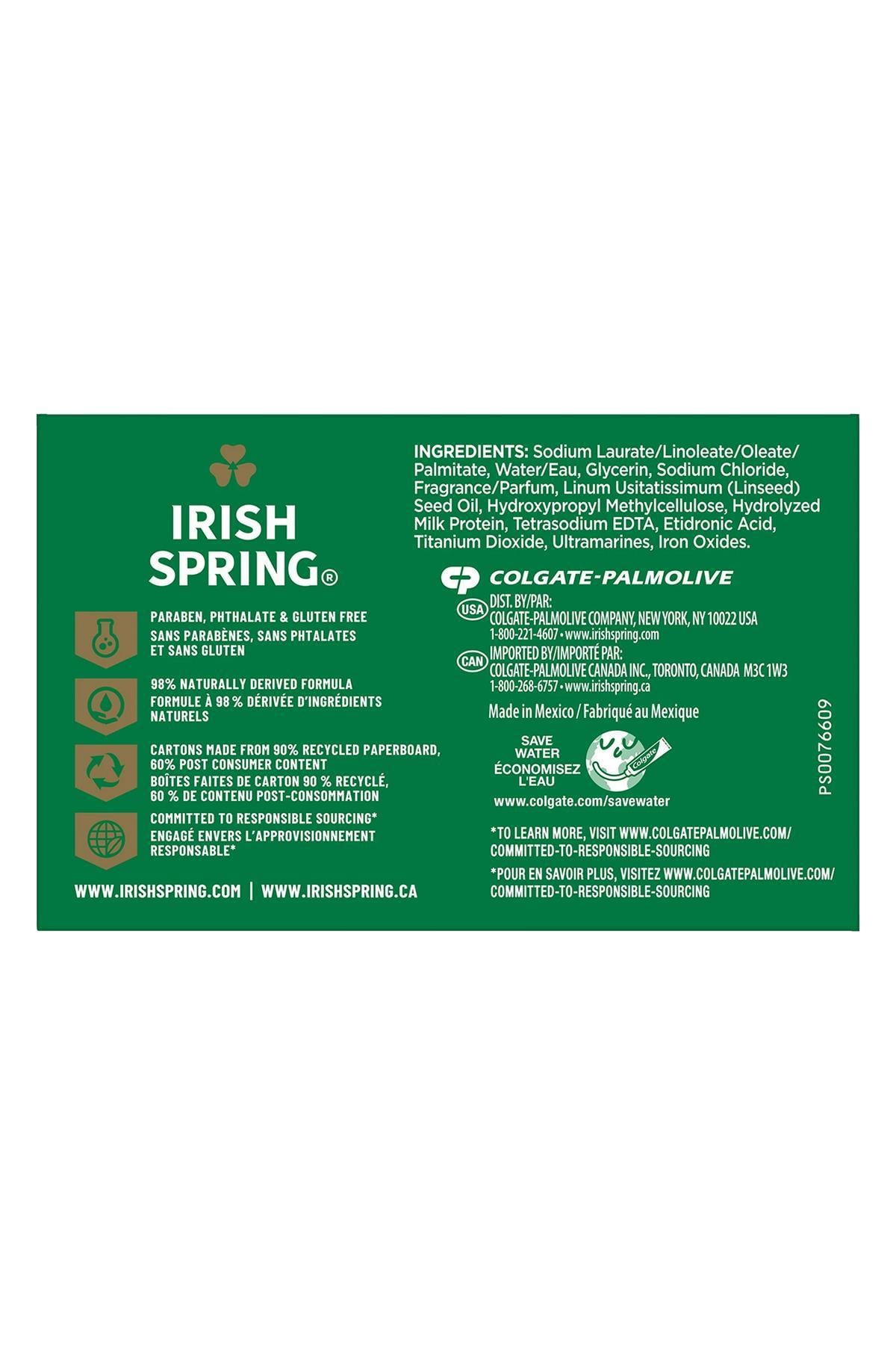 Irish Spring Moisture Blast Nemlendirici Banyo Sabunu 8li Paket