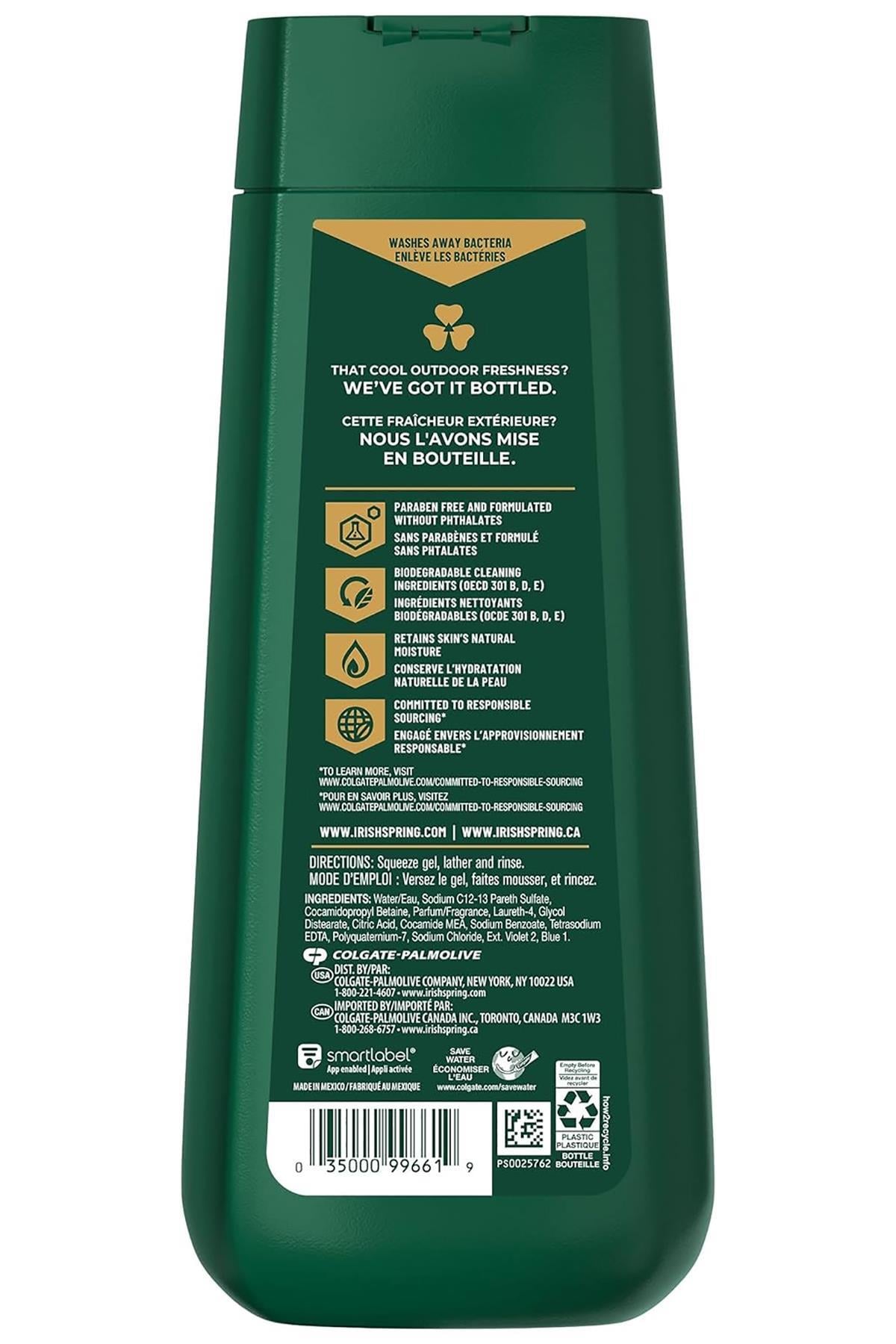 Irish Spring Moisture Blast Nemlendirici Yüz ve Vücut Yıkama 591ML