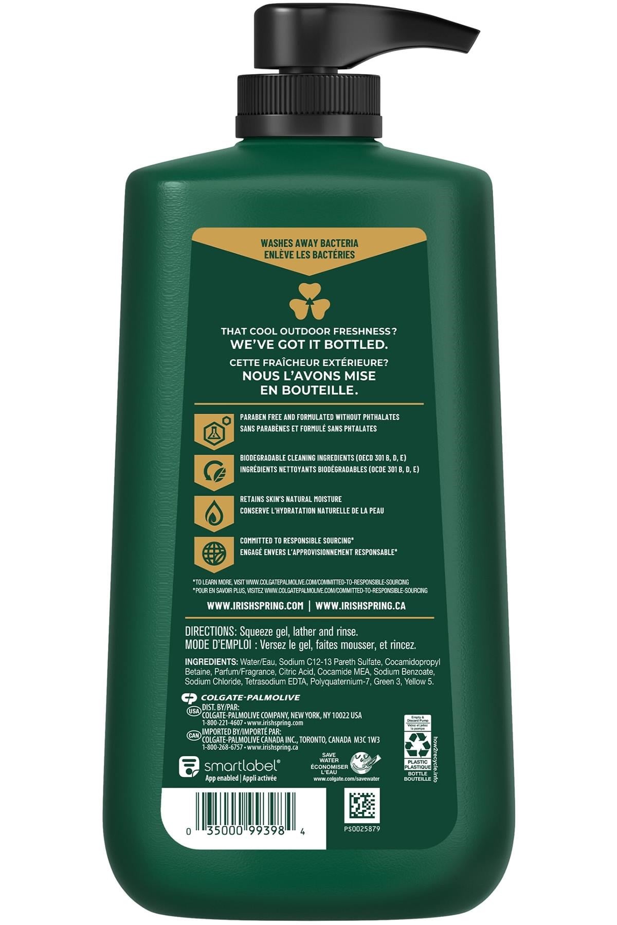Irish Spring Original Vücut Şampuanı 887ML