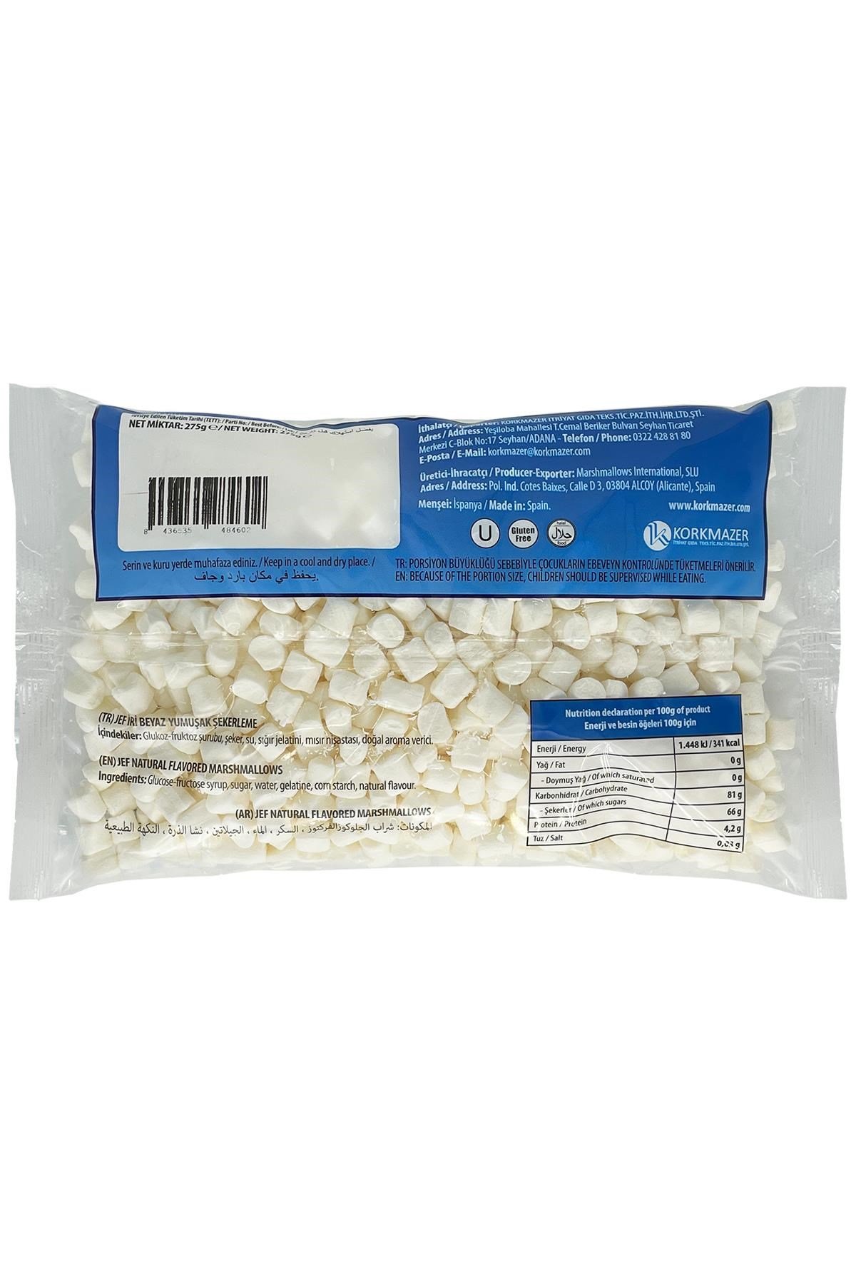 Jef Natural Flavored Mini Marshmallows 275GR