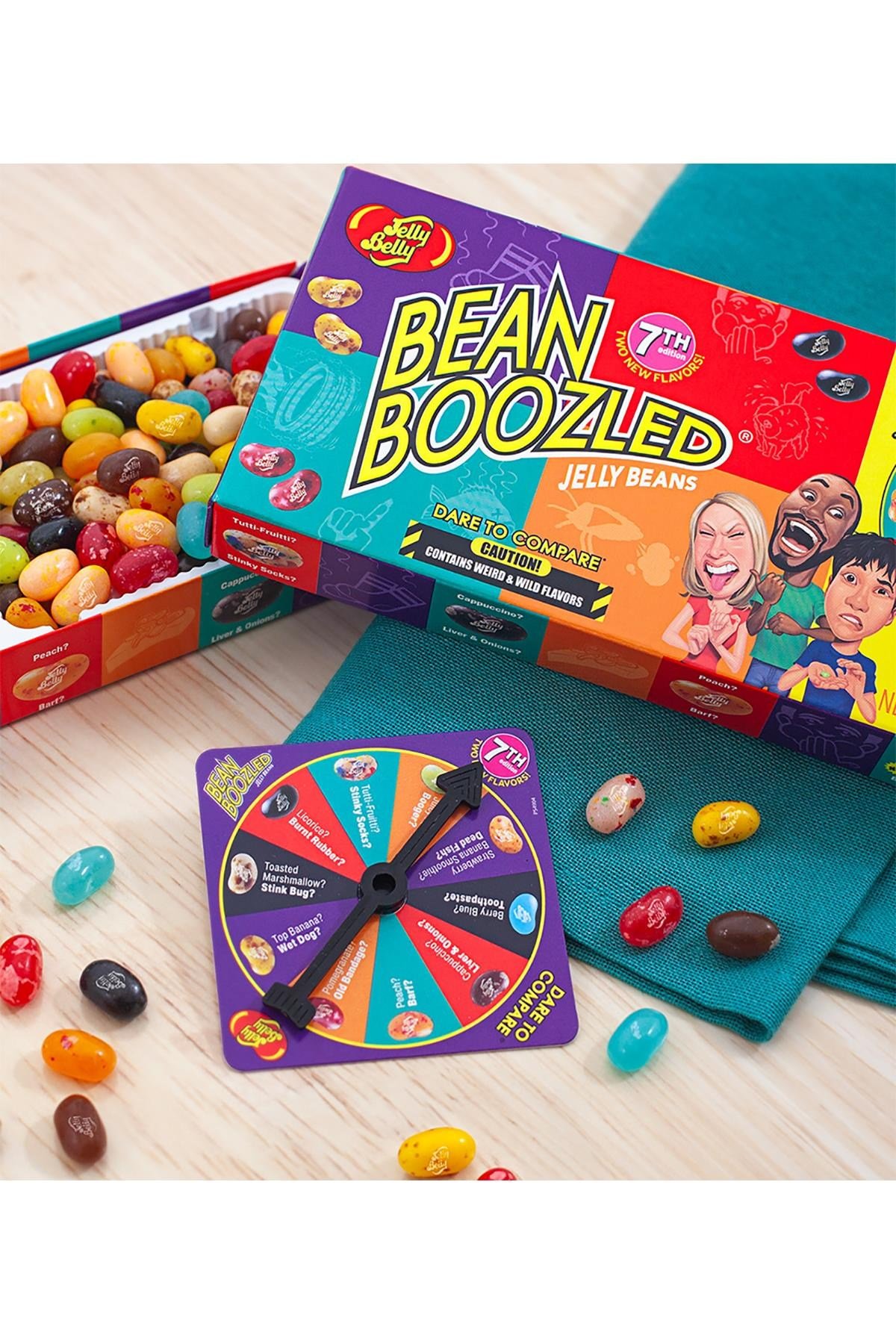 Jelly Belly Bean Boozled 7. Seri Çarklı Kutu 100GR