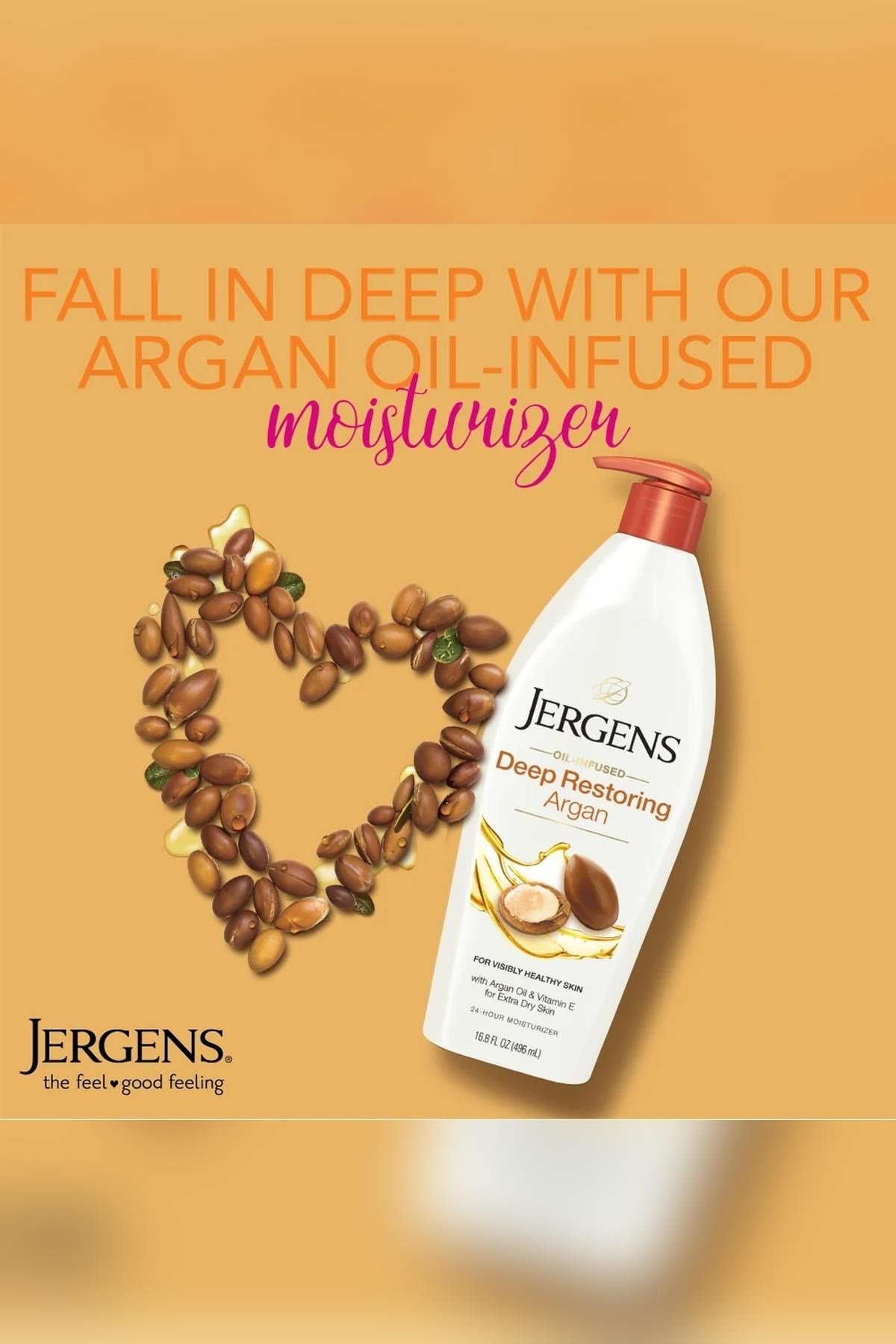 Jergens Argan Yağlı Onarıcı Vücut Losyonu 496ML