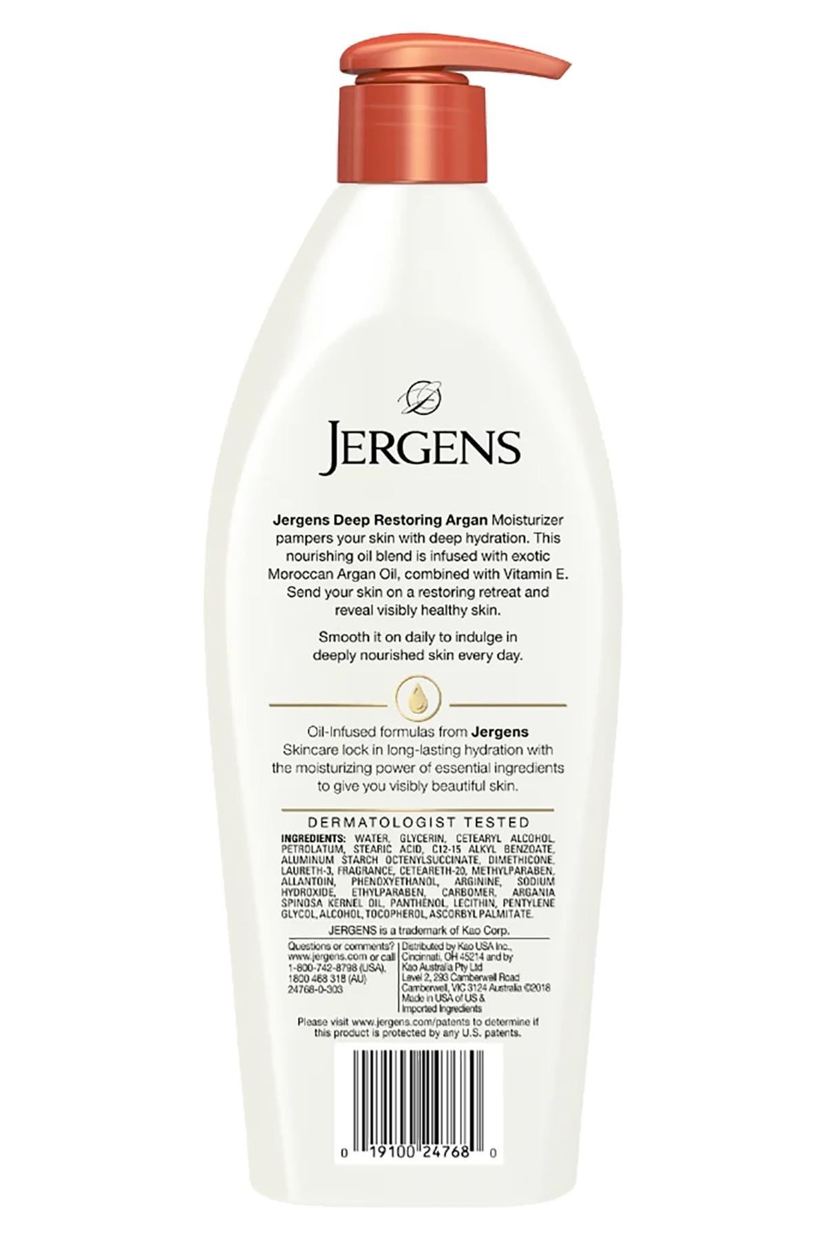Jergens Argan Yağlı Onarıcı Vücut Losyonu 496ML