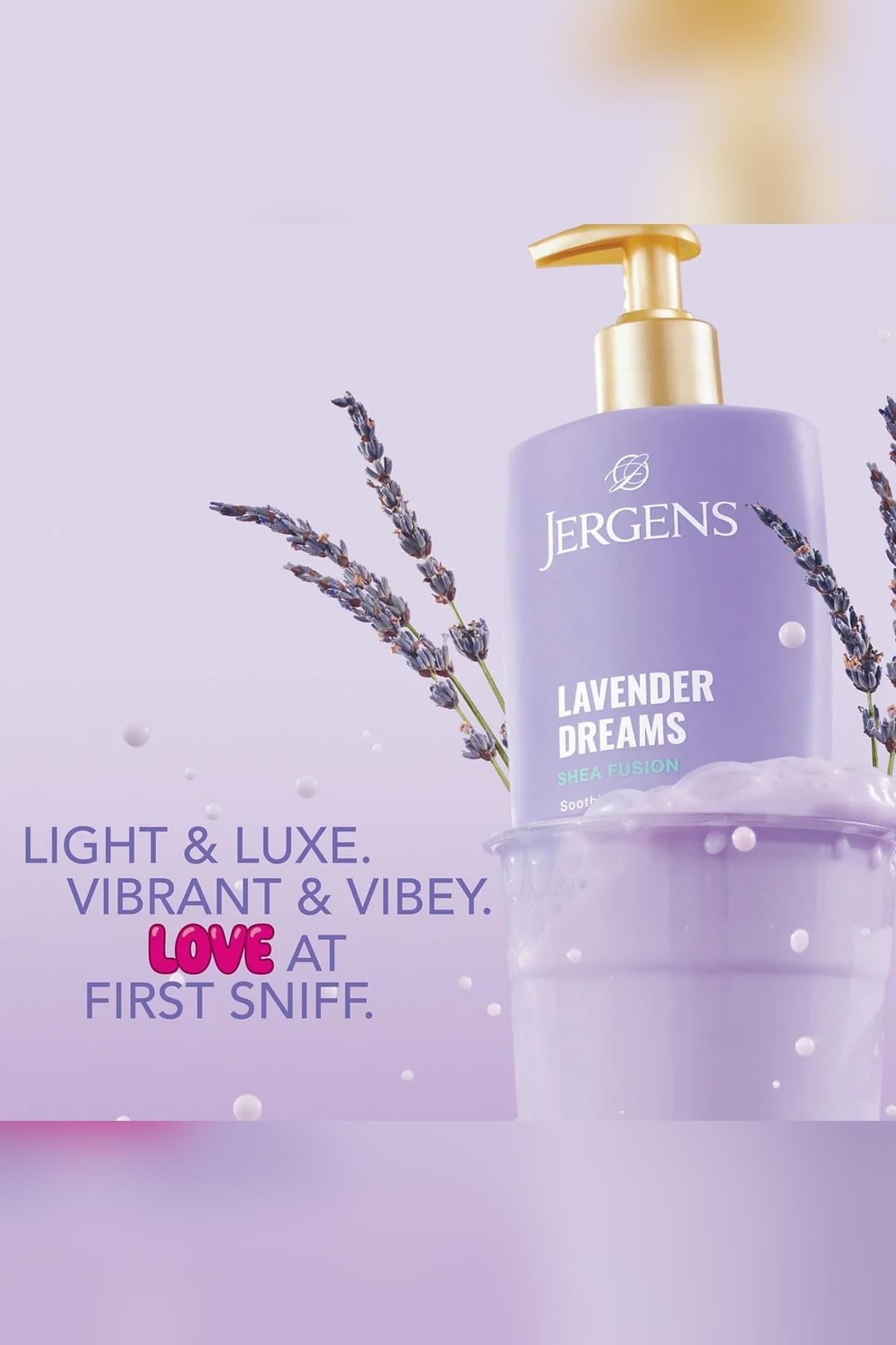 Jergens Shea Fusion Lavender Dreams Nemlendirici Vücut Losyonu 414ML