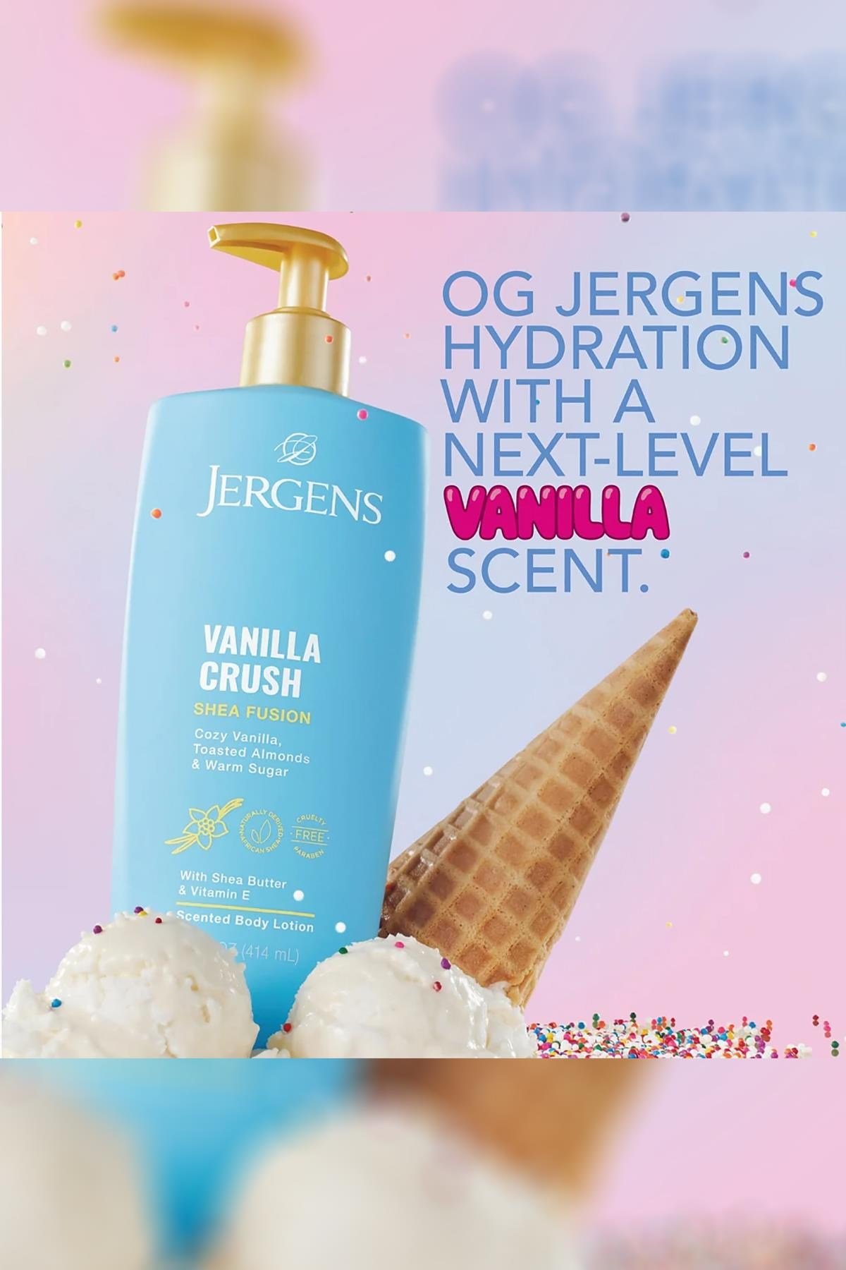 Jergens Shea Fusion Vanilla Crush Nemlendirici Vücut Losyonu 414ML