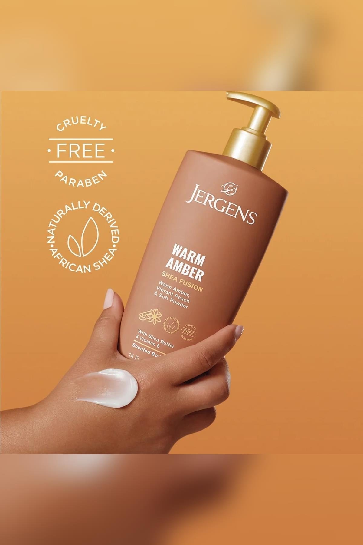 Jergens Shea Fusion Warm Amber Nemlendirici Vücut Losyonu 414ML