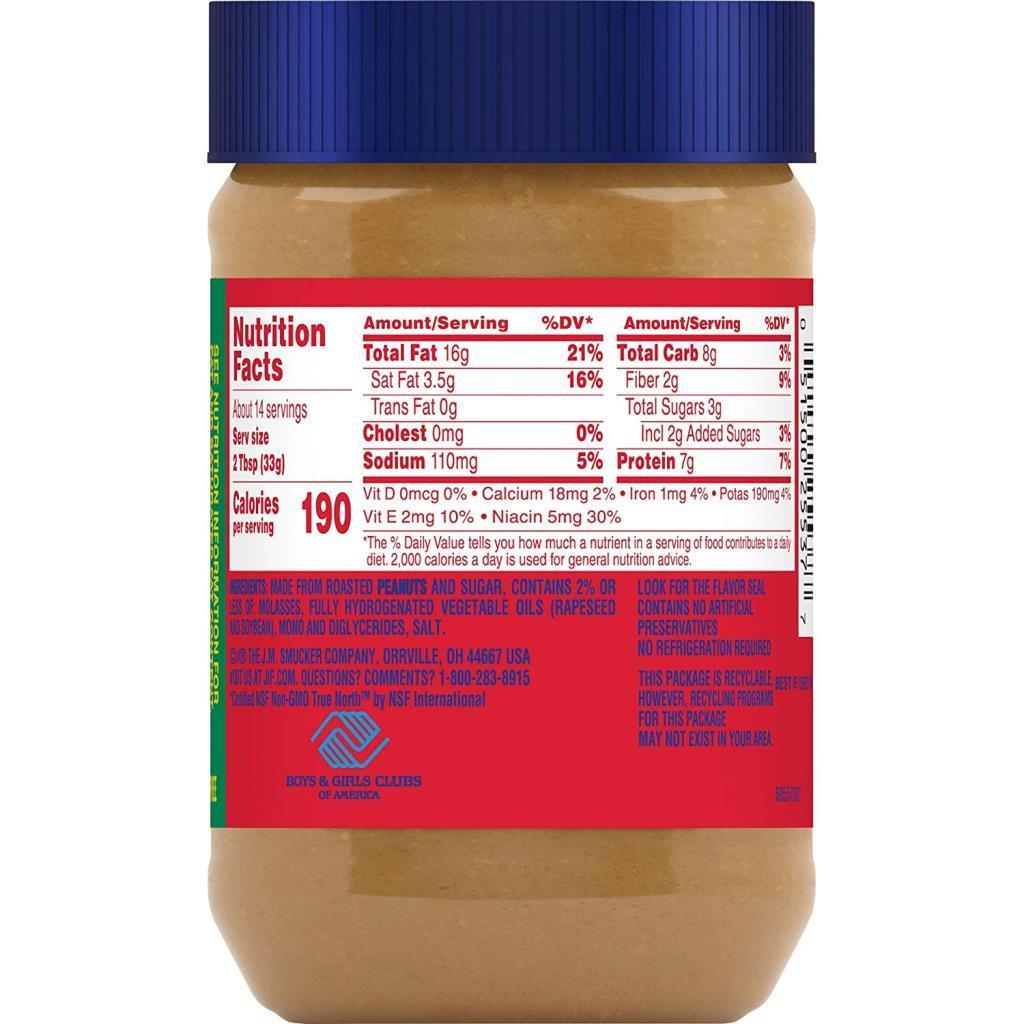 Jif Extra Crunchy Fıstık Ezmesi 454GR