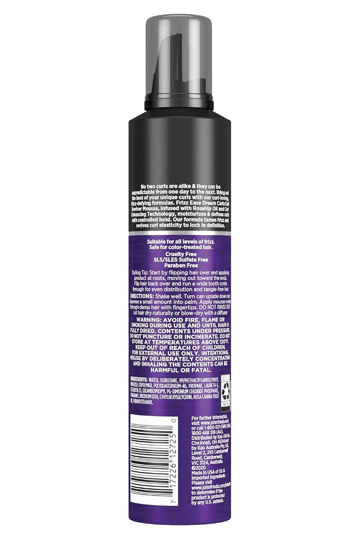 John Frieda Frizz Ease Dream Curls Bukle Belirginleştirici Saç Köpüğü 204GR