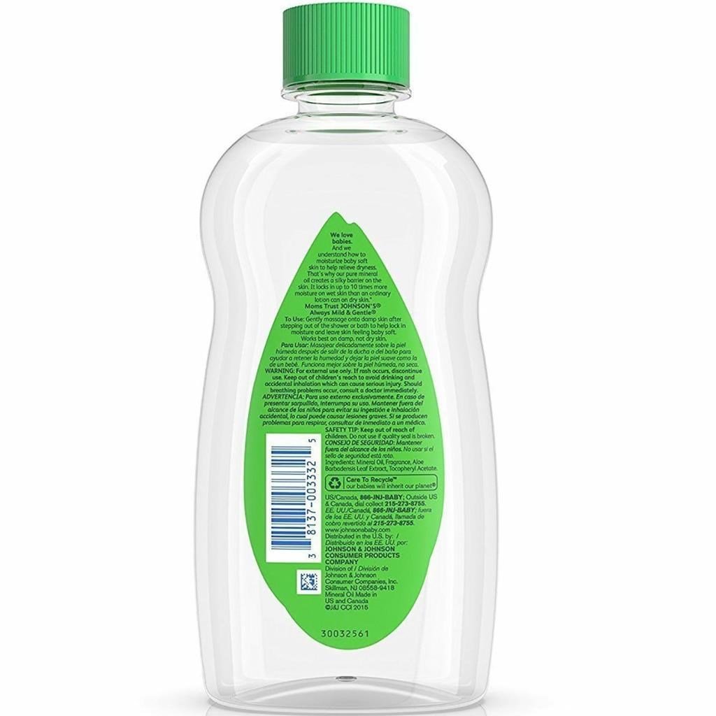 Johnsons Aloe & Vitamin E Bebek Yağı 414ML