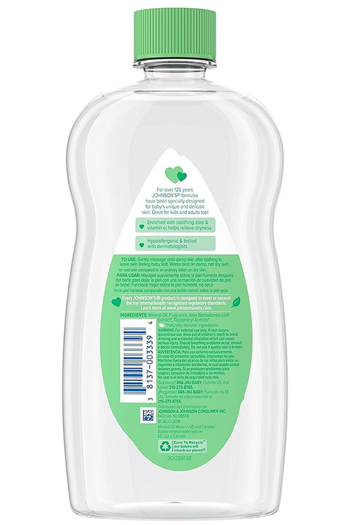 Johnsons Aloe & Vitamin E Bebek Yağı 591ML