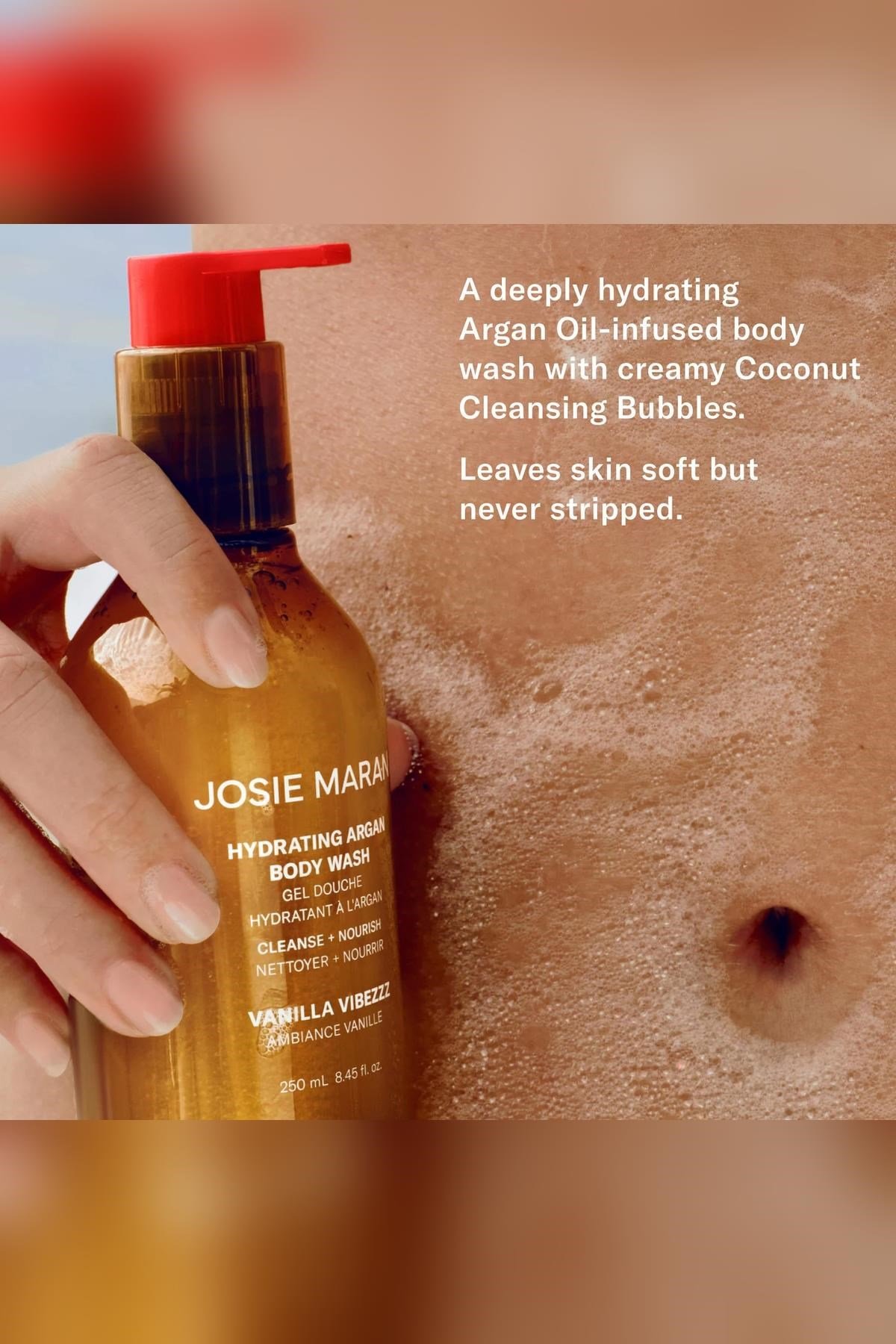 Josie Maran Golden Hour Argan Yağlı Nemlendirici Duş Jeli 250ML