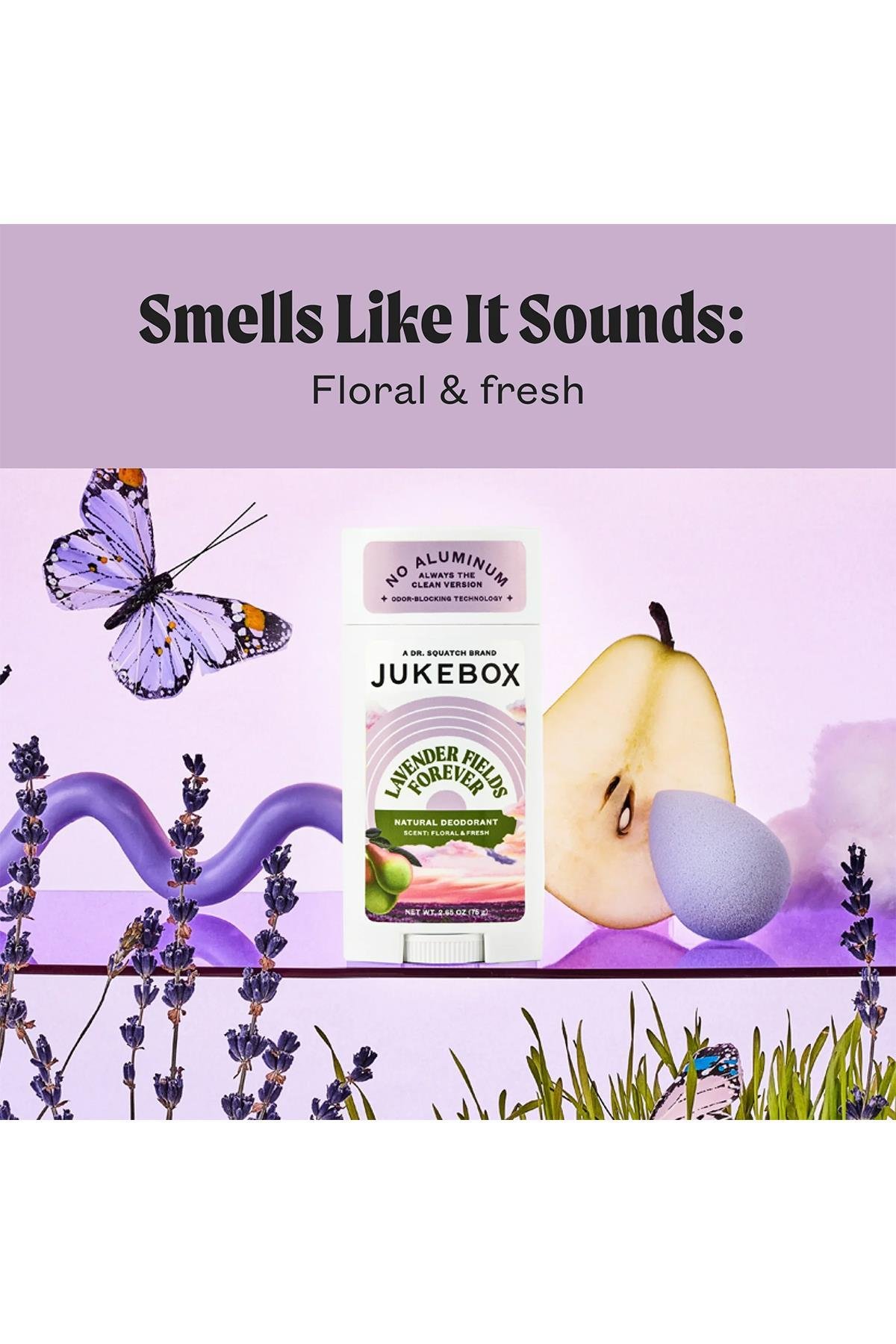 Jukebox Lavender Fields Forever Alüminyumsuz Stick Deodorant 75GR