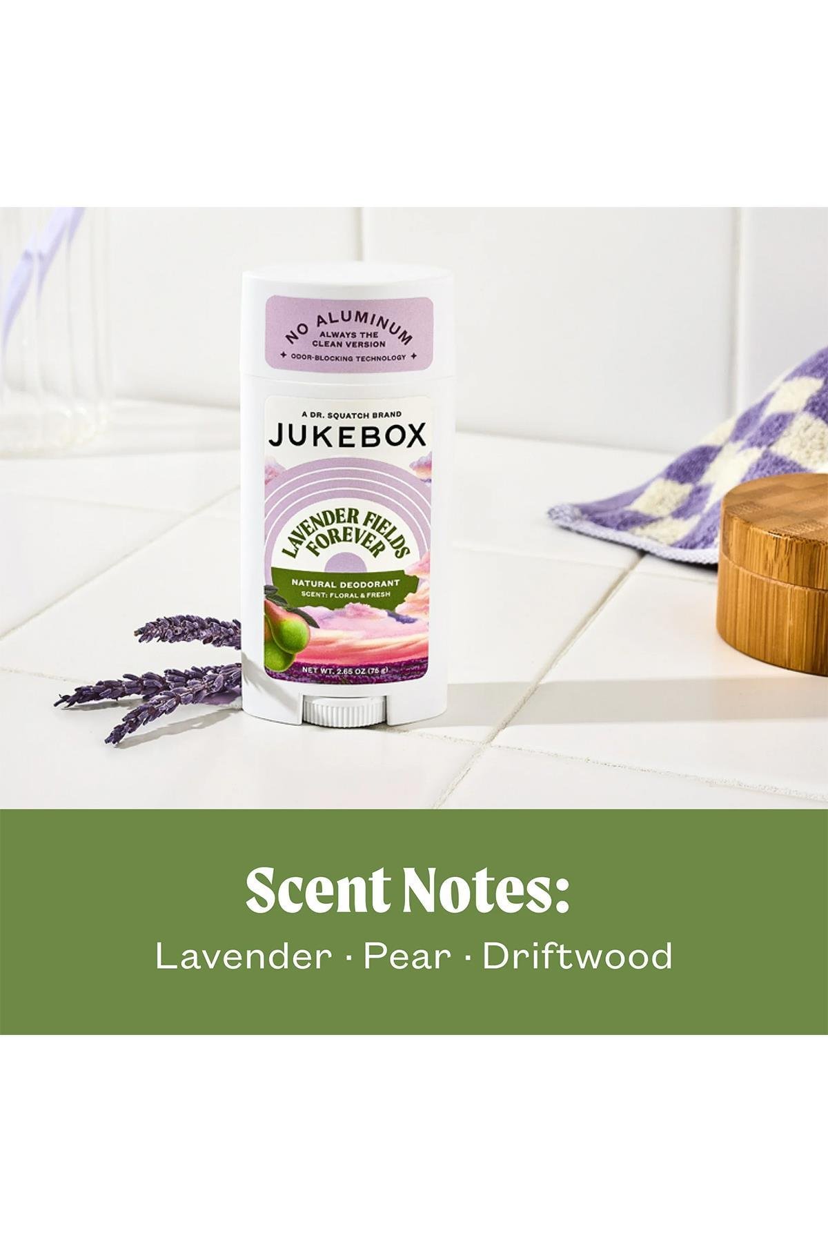 Jukebox Lavender Fields Forever Alüminyumsuz Stick Deodorant 75GR