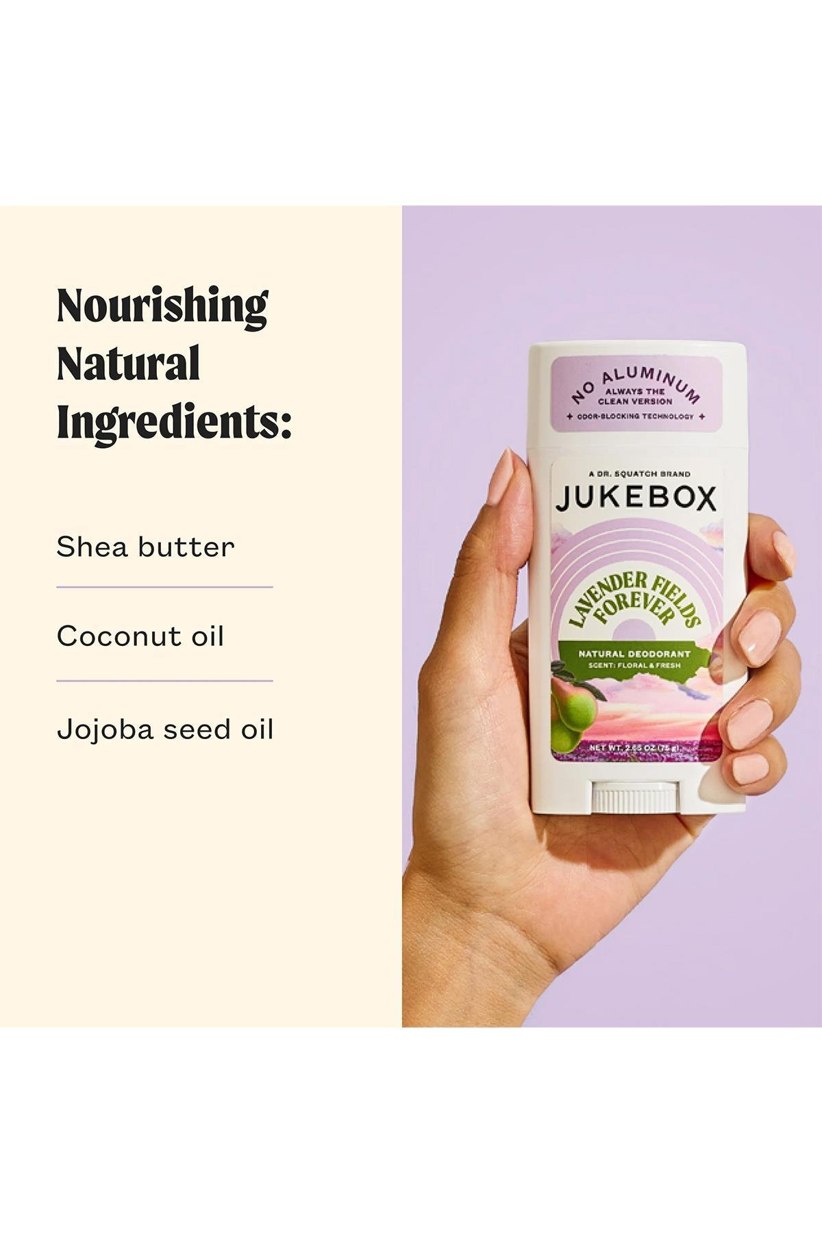 Jukebox Lavender Fields Forever Alüminyumsuz Stick Deodorant 75GR