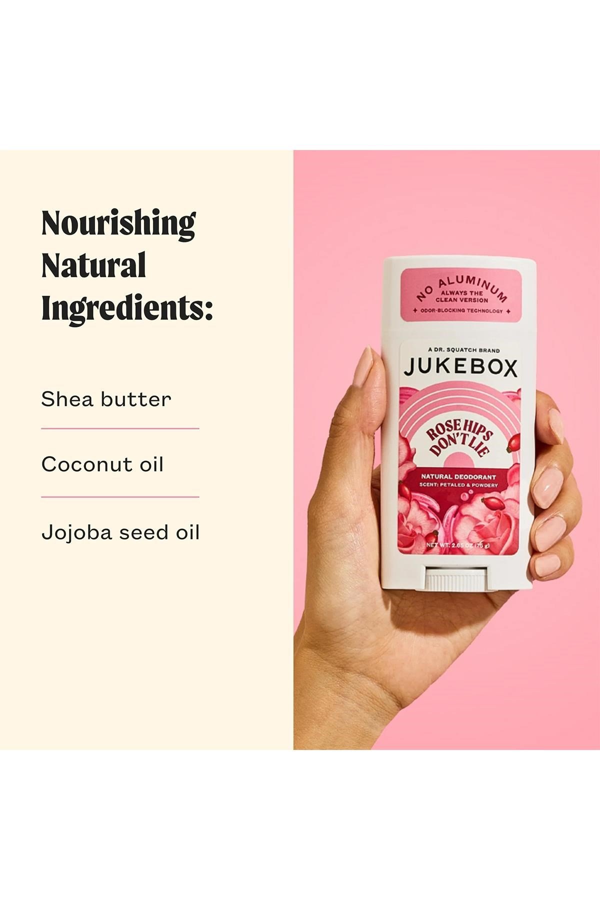 Jukebox Rose Hips Dont Lie Alüminyumsuz Stick Deodorant 75GR