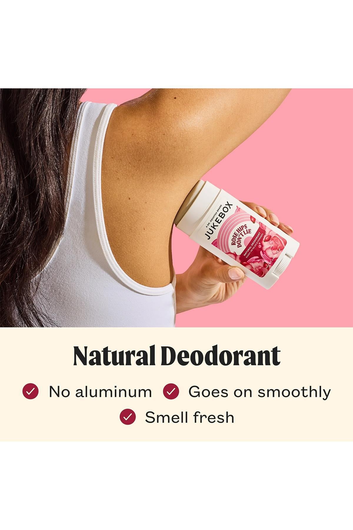 Jukebox Rose Hips Dont Lie Alüminyumsuz Stick Deodorant 75GR
