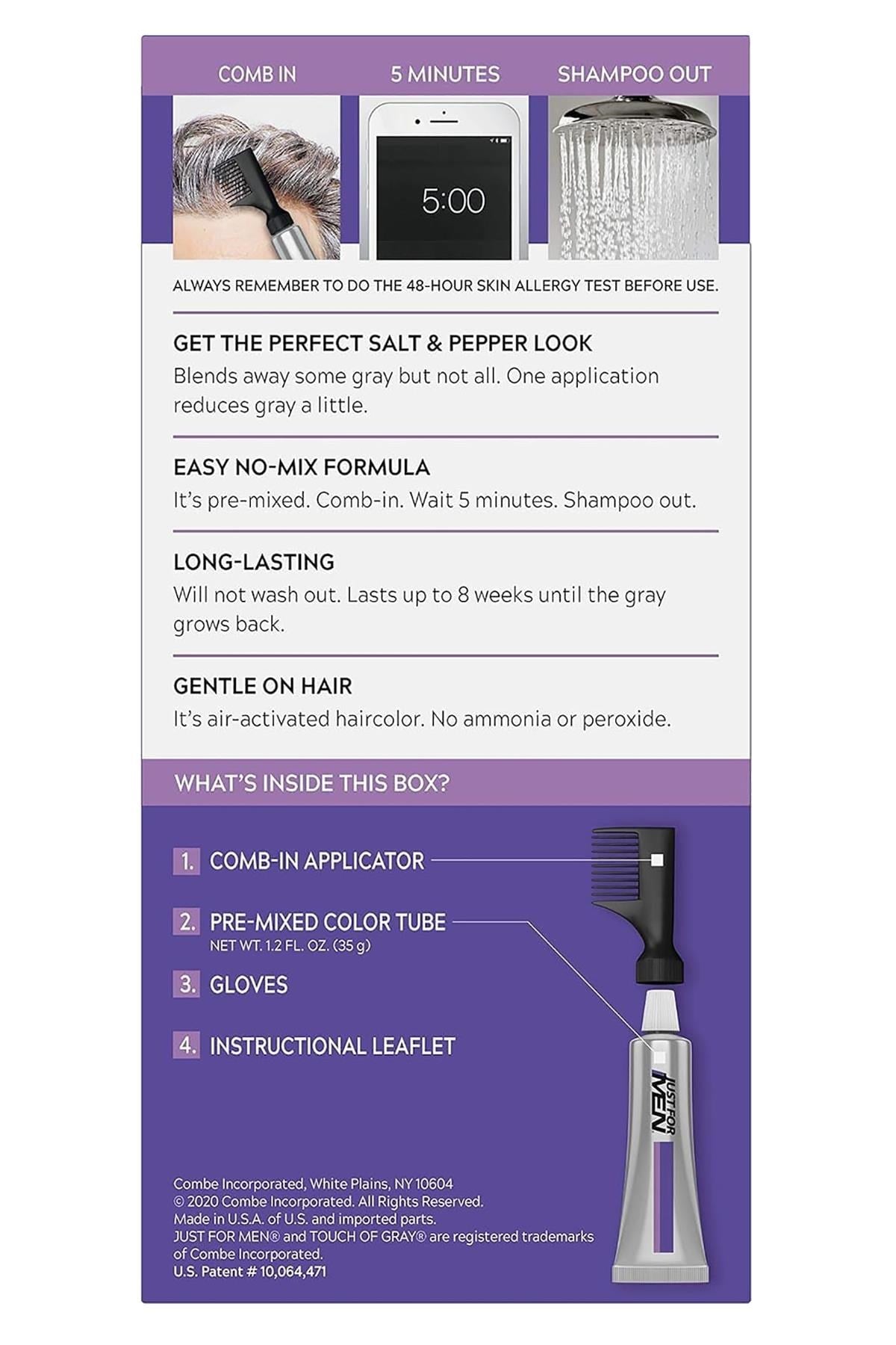 Just For Men Touch Of Gray Saç Boyası T45-Koyu Kahve