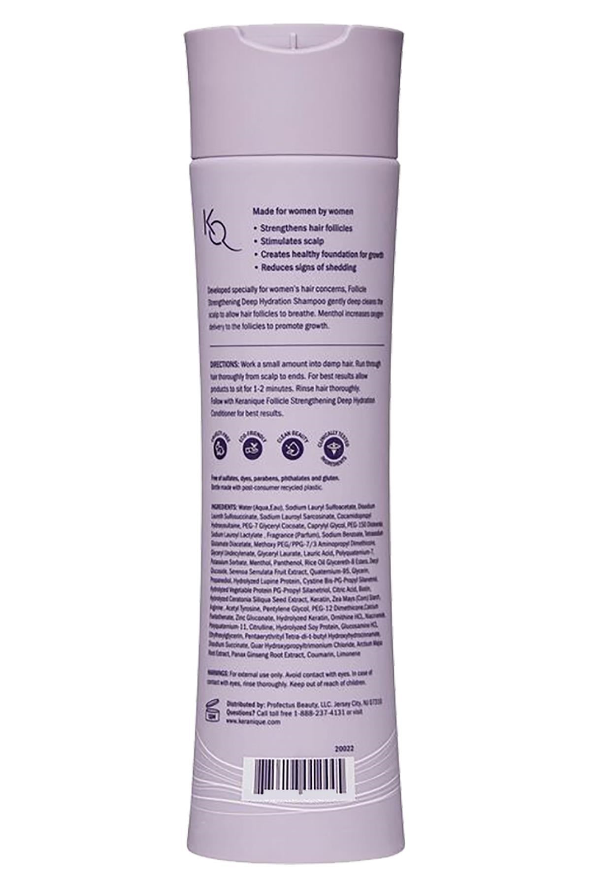 Keranique Deep Hydration Follicle Strengthening Şampuan 355ML
