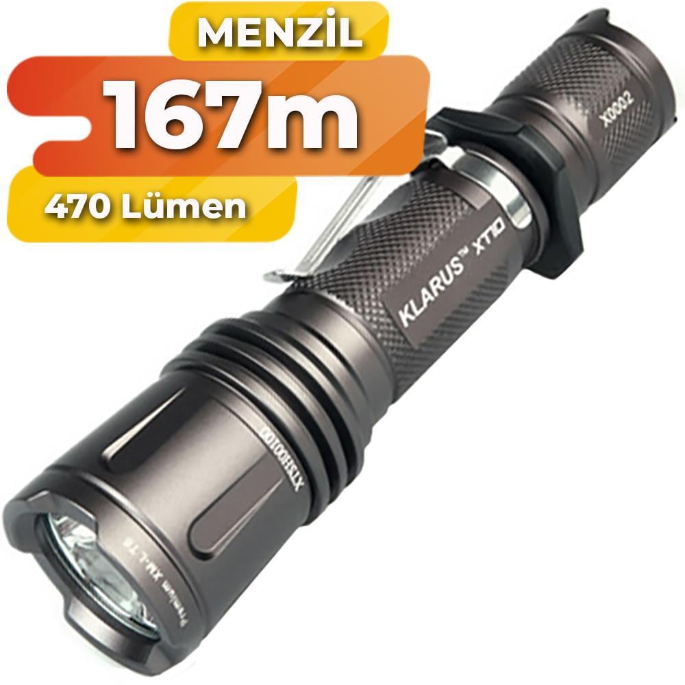 Klarus XT10 470 Lümen Led Fener