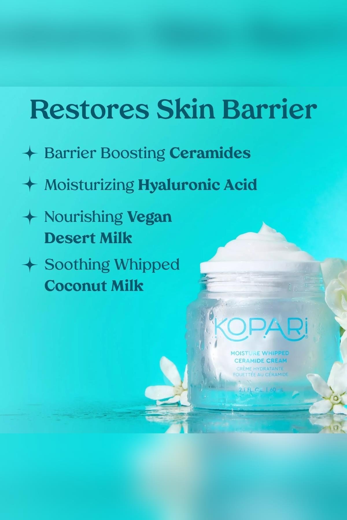 Kopari Seramid İçeren Nemlendirici Yüz Kremi 60ML