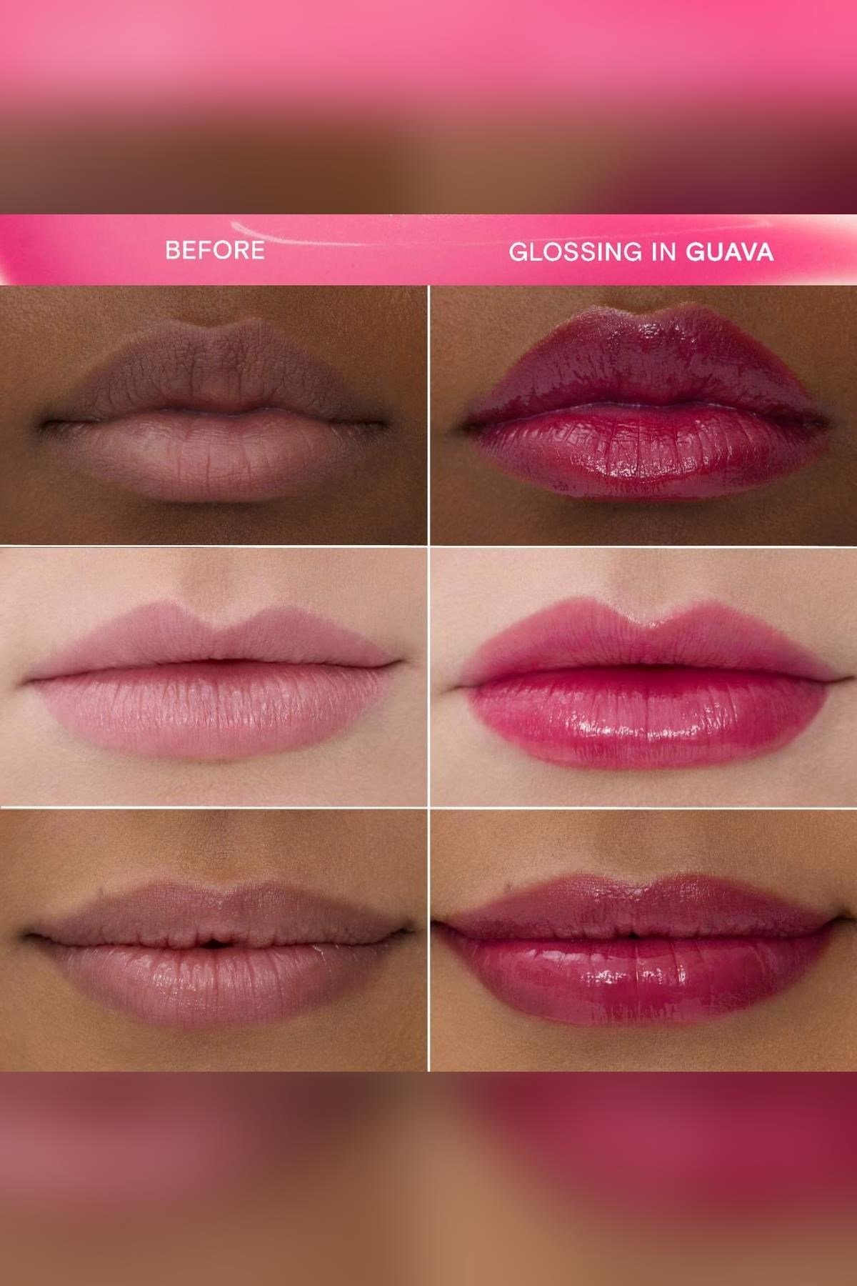Kulfi Lassi Lips Renkli Nemlendirici Dudak Yağı Guava 3.8ML