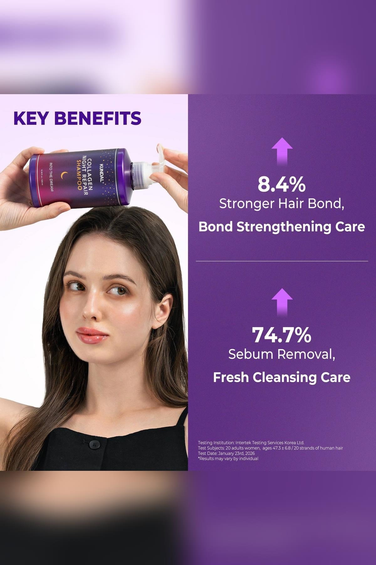 Kundal Collagen Night Repair Onarıcı Şampuan 500ML