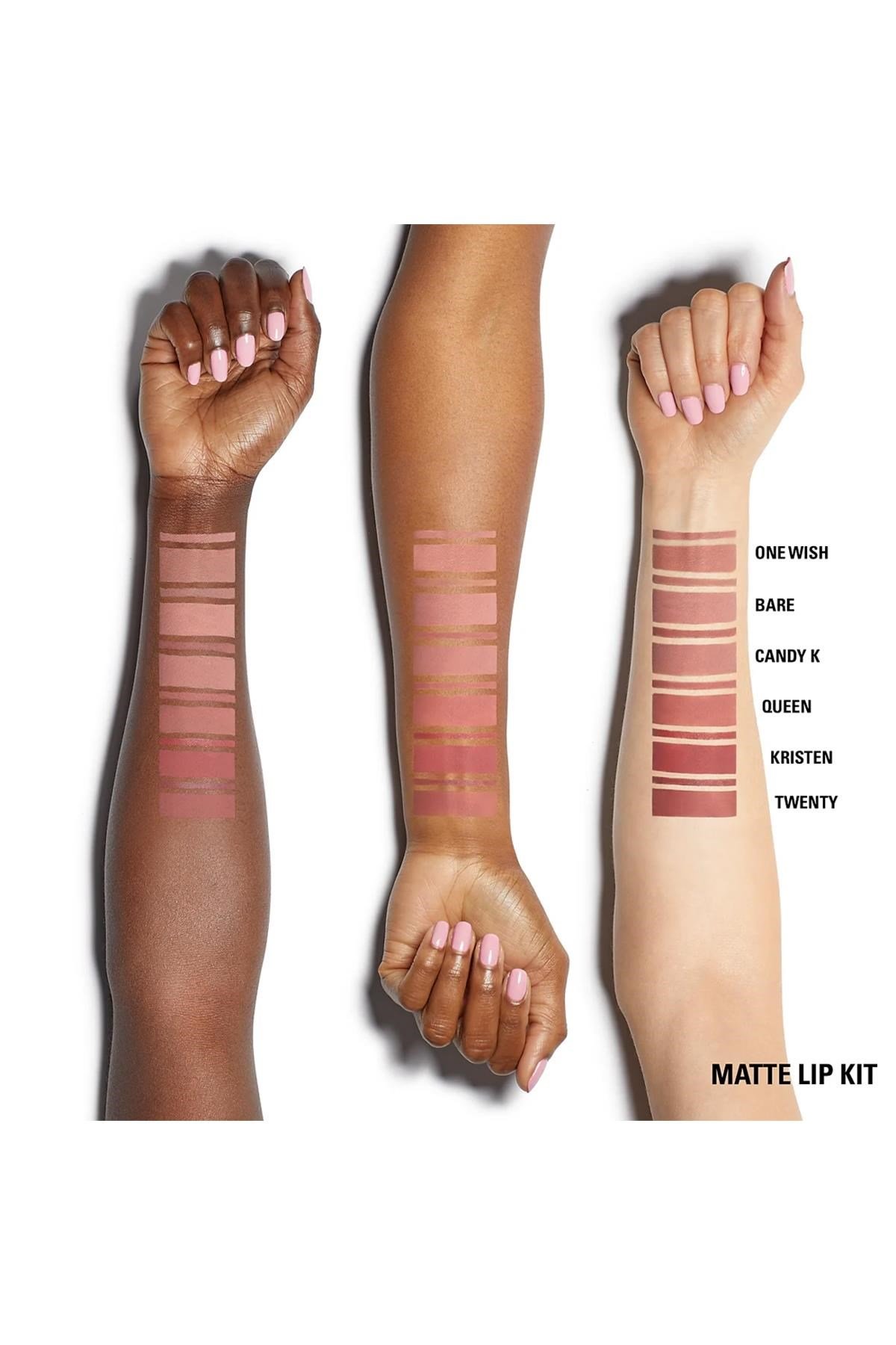 Kylie Dudak Kalemi ve Mat Likit Ruj Set 700 Bare