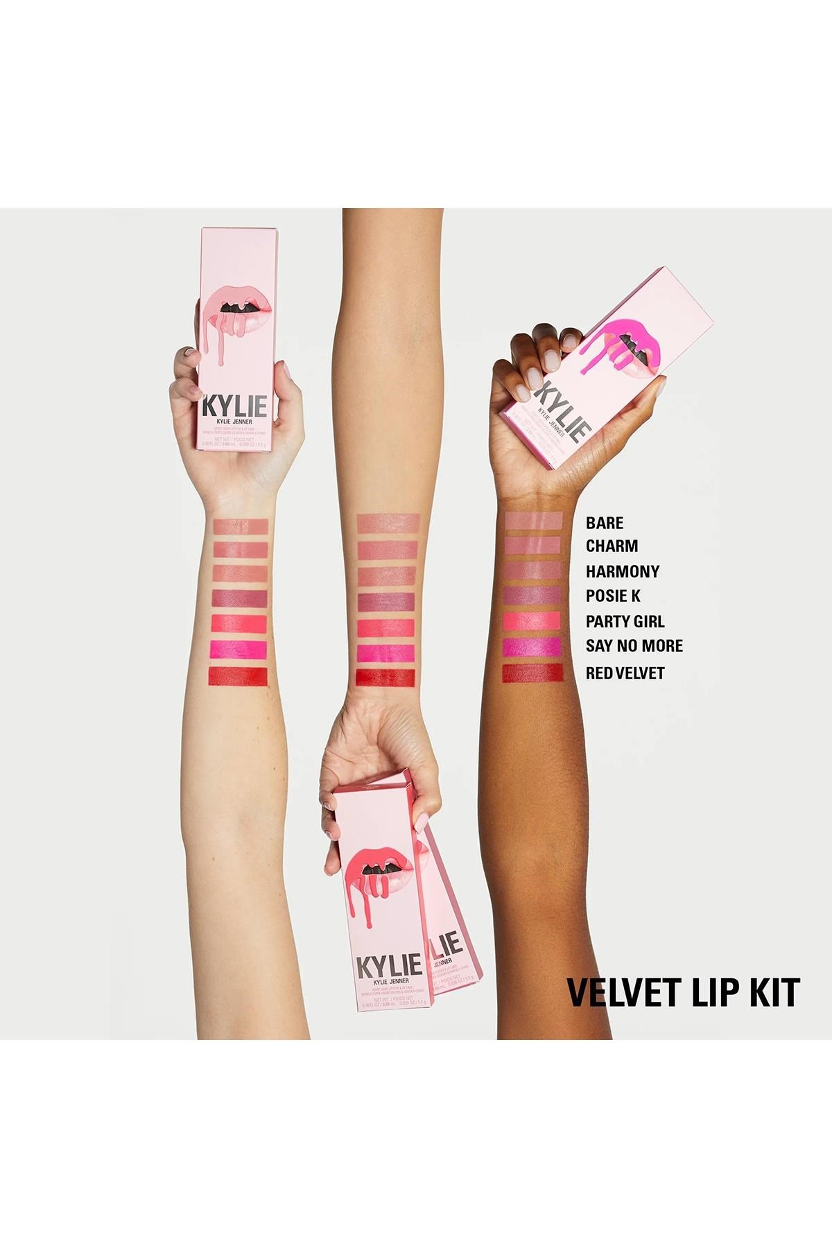 Kylie Dudak Kalemi ve Yarı Mat Likit Ruj Set 705 Charm