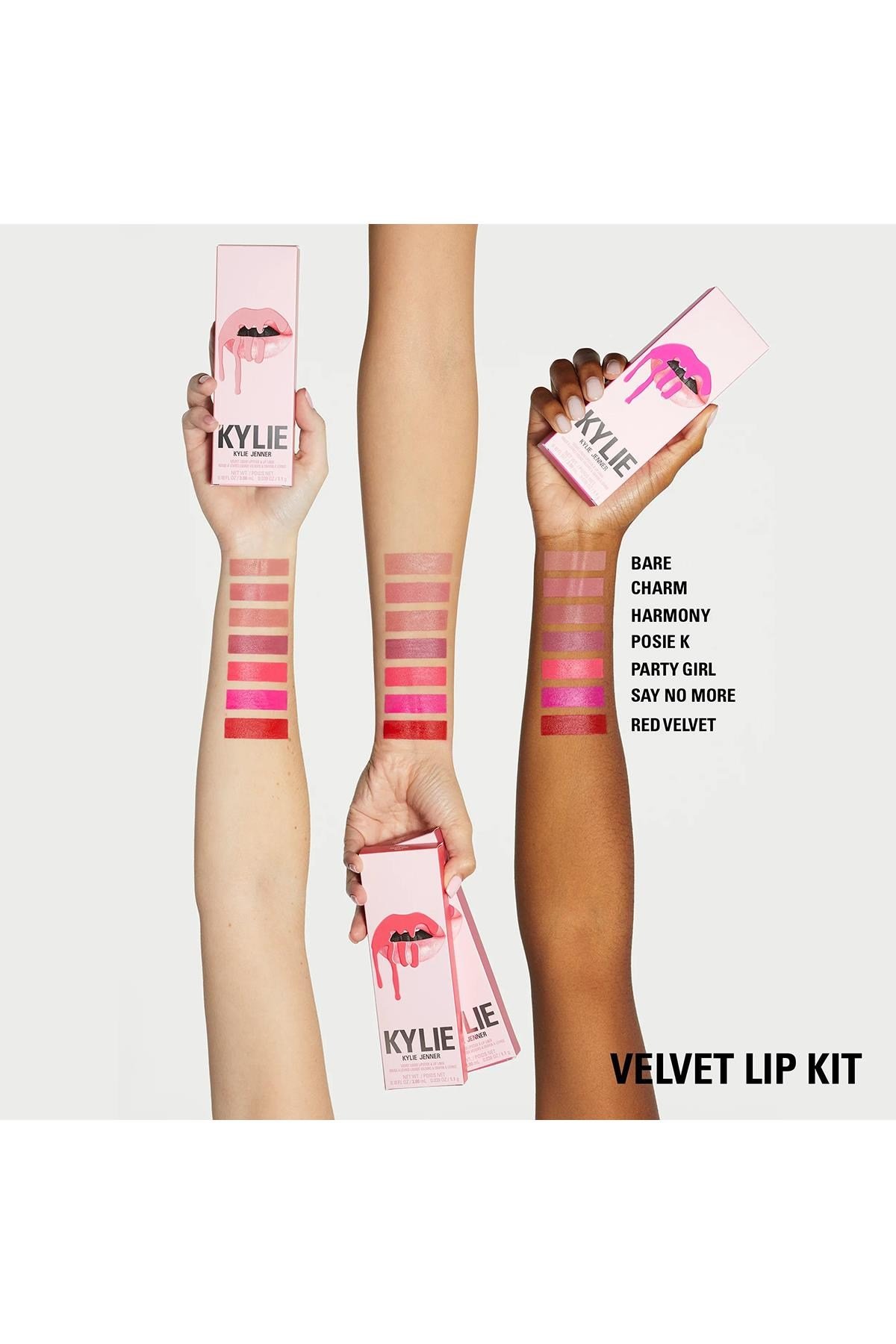 Kylie Dudak Kalemi ve Yarı Mat Likit Ruj Set 705 Charm