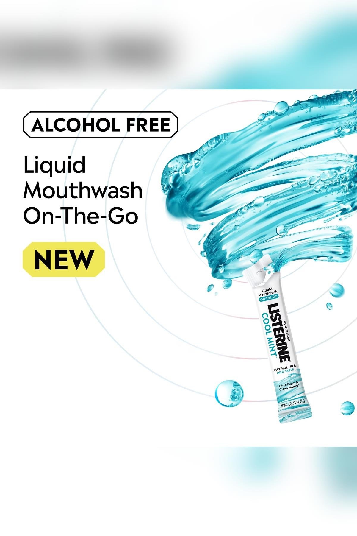 Listerine Cool Mint Alkolsüz Ağız Çalkalama Suyu Tek Kullanımlık 15 Adet