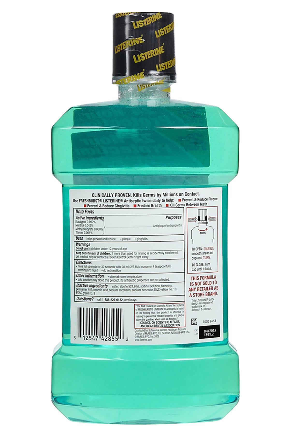 Listerine Fresh Burst Ağız Bakım Gargarası 1.5LT