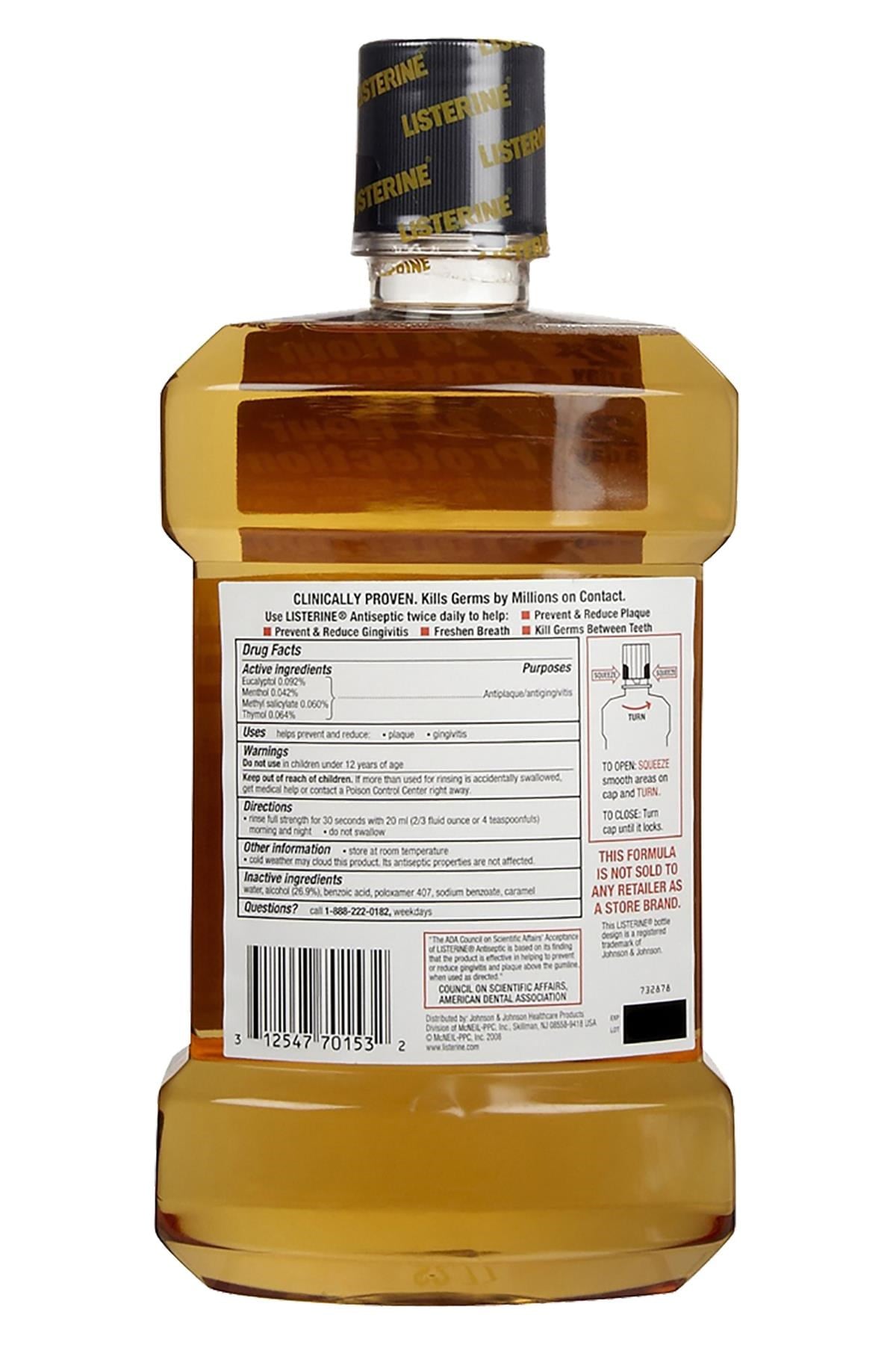 Listerine Original Ağız Bakım Gargarası 1.5LT