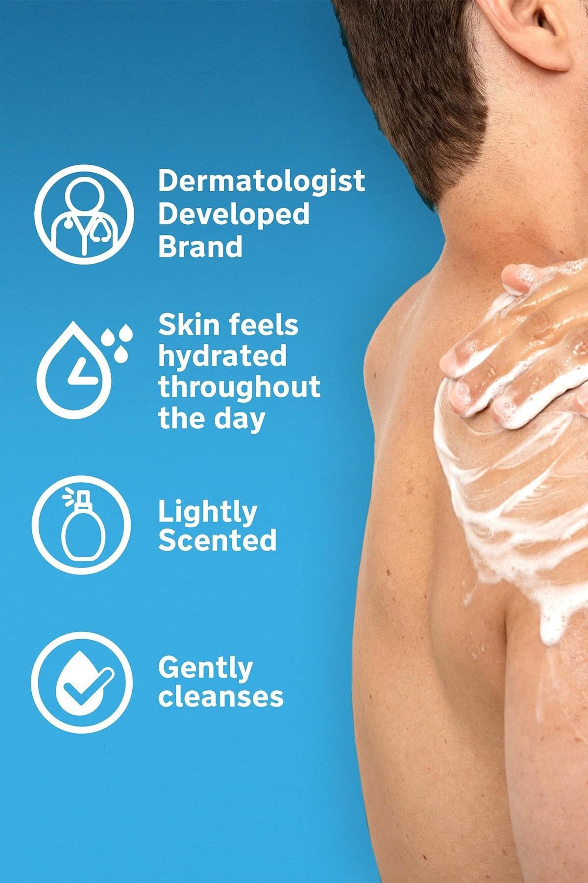 Lubriderm Günlük Nemlendirici Vücut ve Yüz Yıkama Jeli 473ML