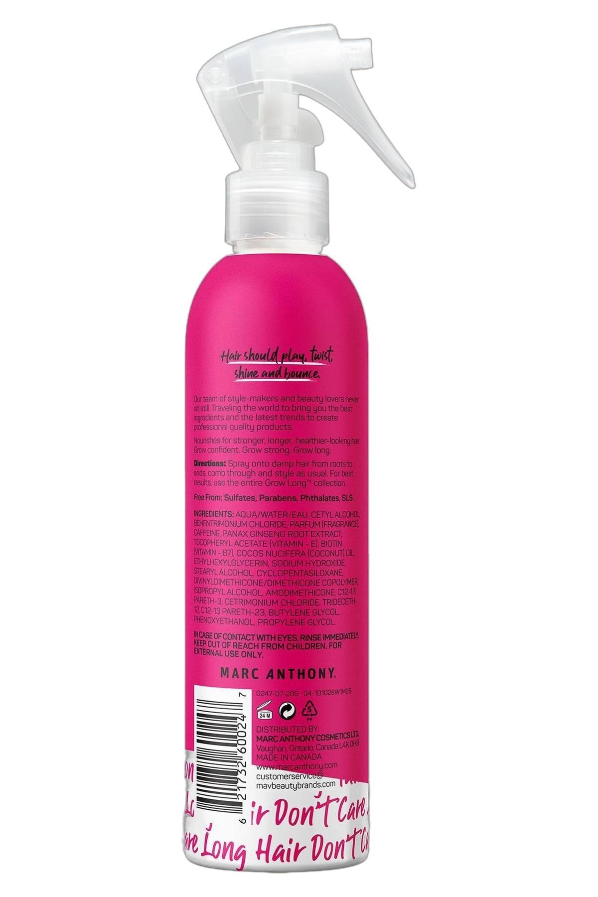 Marc Anthony Grow Long Güçlendirici Durulanmayan Sprey Saç Kremi 250ML