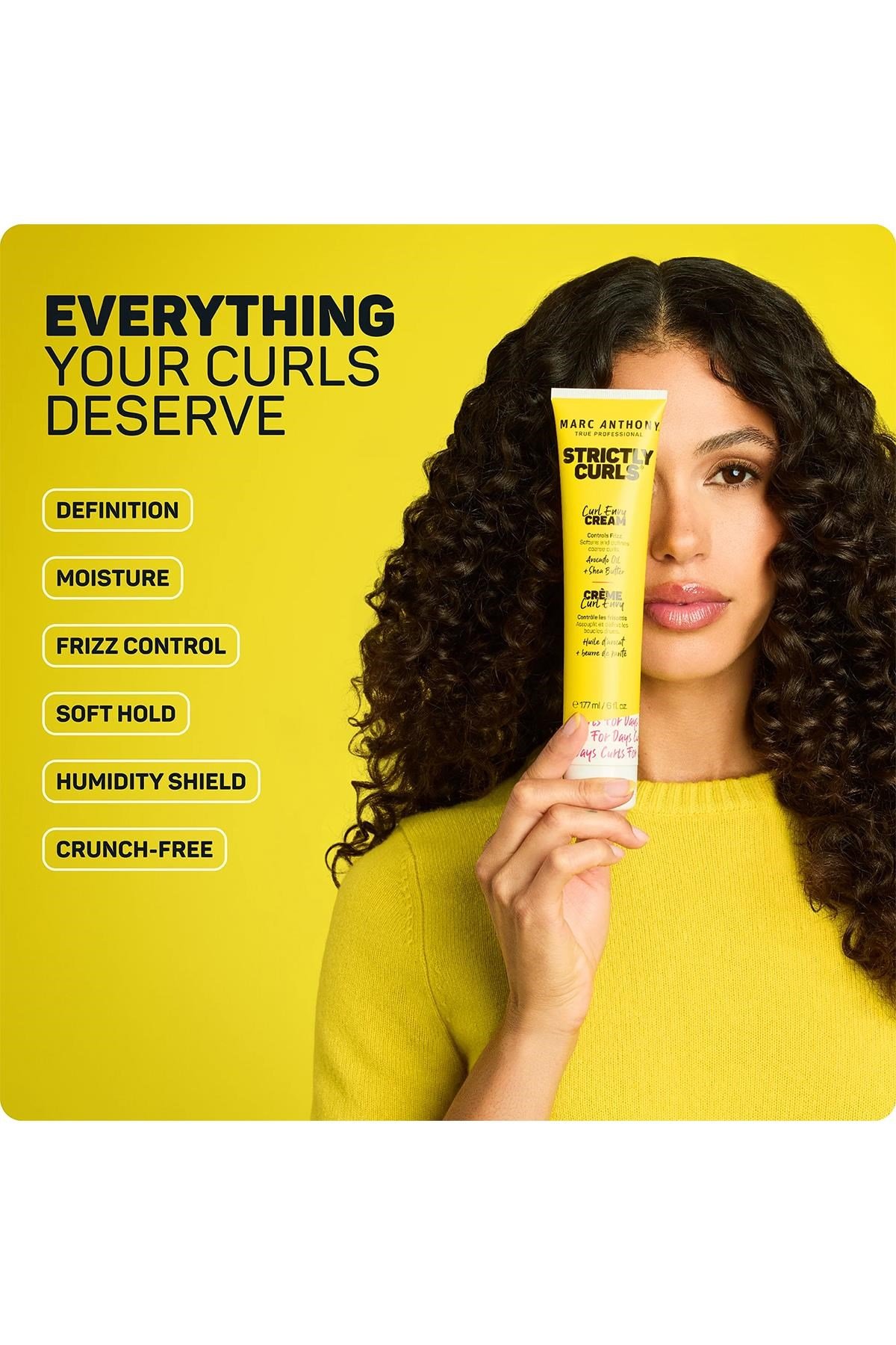 Marc Anthony Strictly Curls Bukle Belirginleştirici Saç Bakım Kremi 177ML