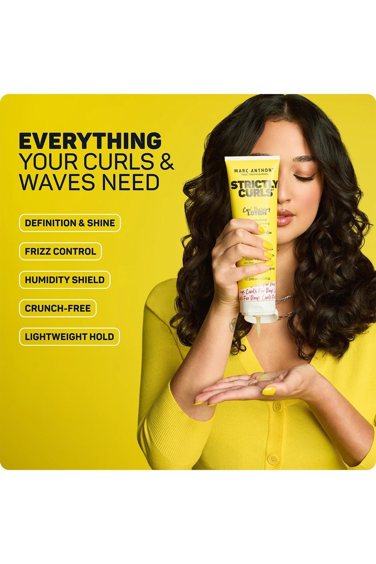 Marc Anthony Strictly Curls Bukle Belirginleştirici Saç Bakım Losyonu 245ML