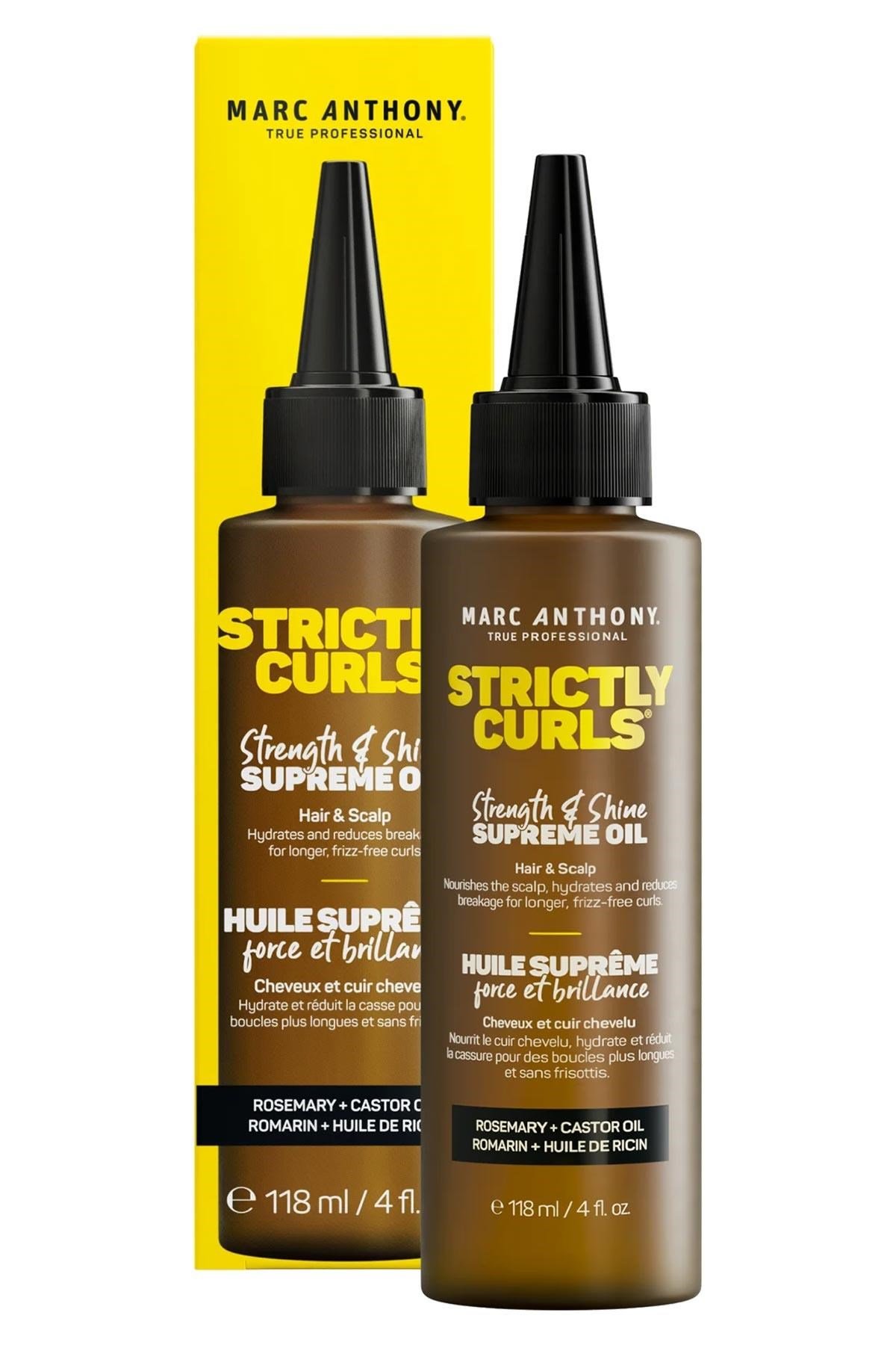 Marc Anthony Strictly Curls Strength & Shine Supreme Saç Bakım Yağı 118ML