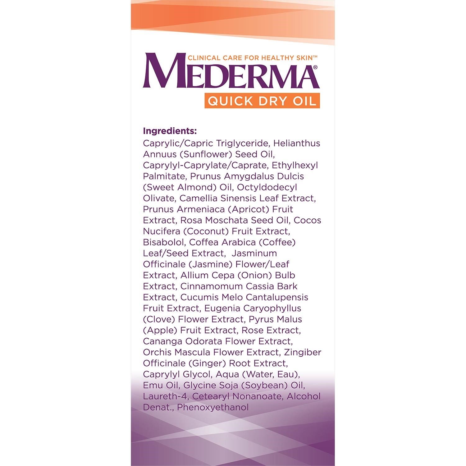 Mederma Quick Dry Oil Çatlak Karşıtı Cilt Bakım Yağı 60ML