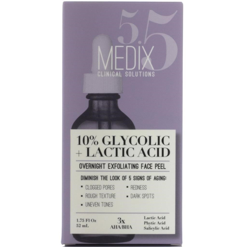 Medix 5.5 10% Glycolic + Lactic Acid Peeling Yüz Serumu 52ML