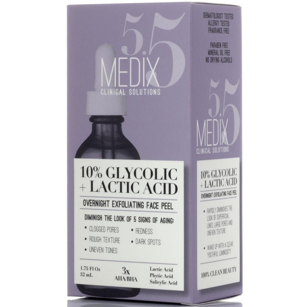Medix 5.5 10% Glycolic + Lactic Acid Peeling Yüz Serumu 52ML