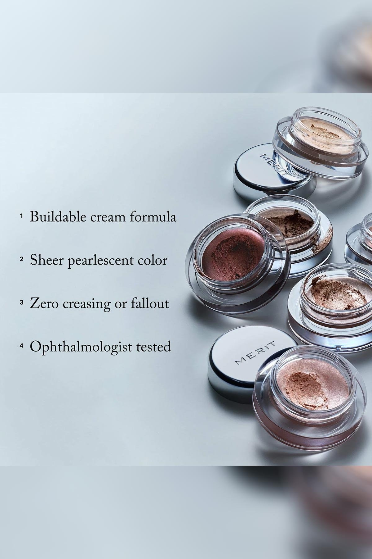 Merit Solo Shadow Kremsi Işıltılı Göz Farı Glace 5GR