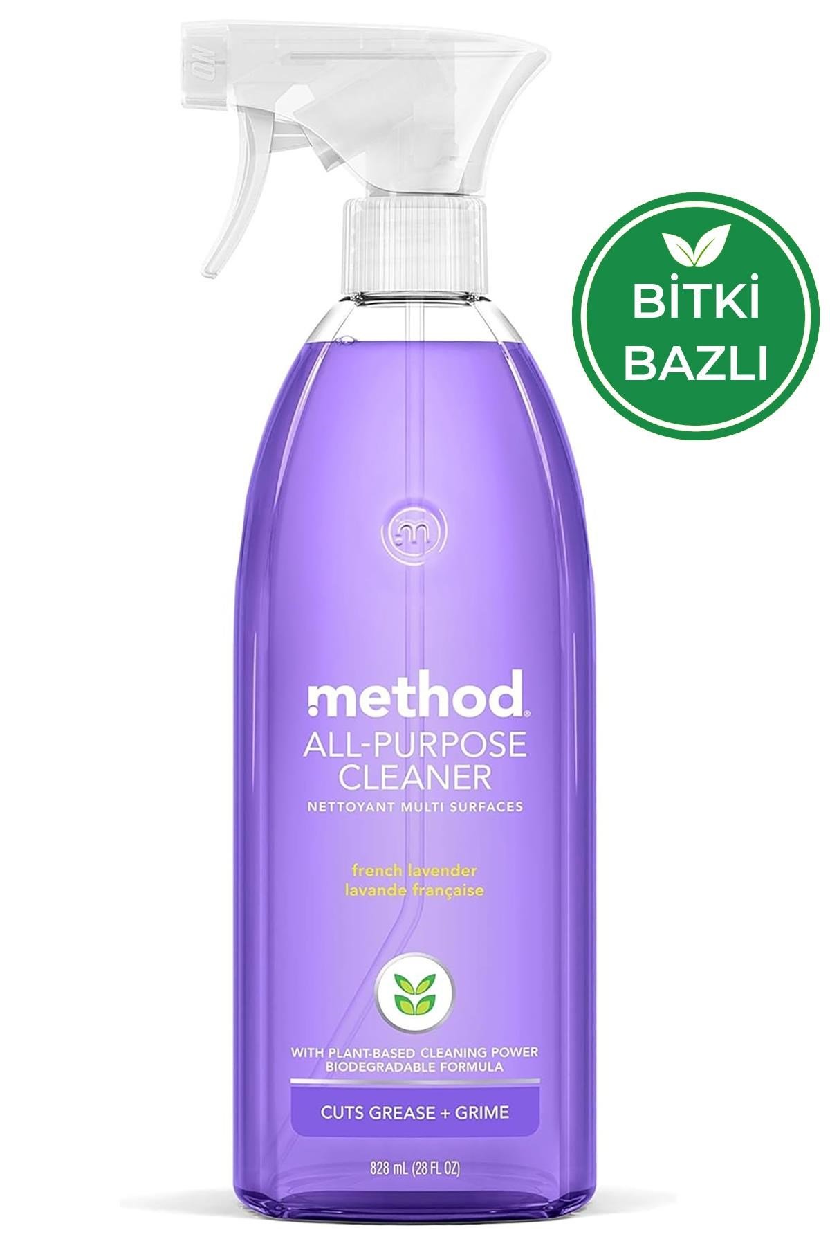 Method Çok Amaçlı Yüzey Temizleyici Fransız Lavantası Kokulu 828ML