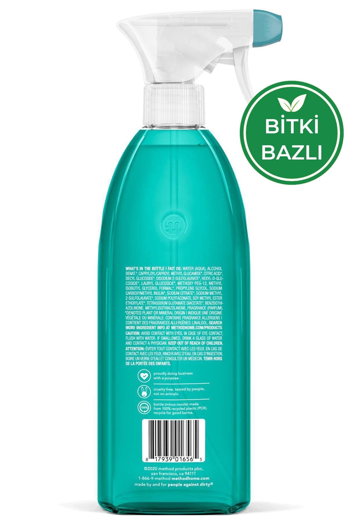 Method Köpüklü Banyo + Fayans Temizleyici Okaliptüs ve Nane Kokulu 828ML